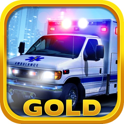 Chicago Ambulance - Sirens Gold: Quick 3D Emergency Car Driving Game iOS App