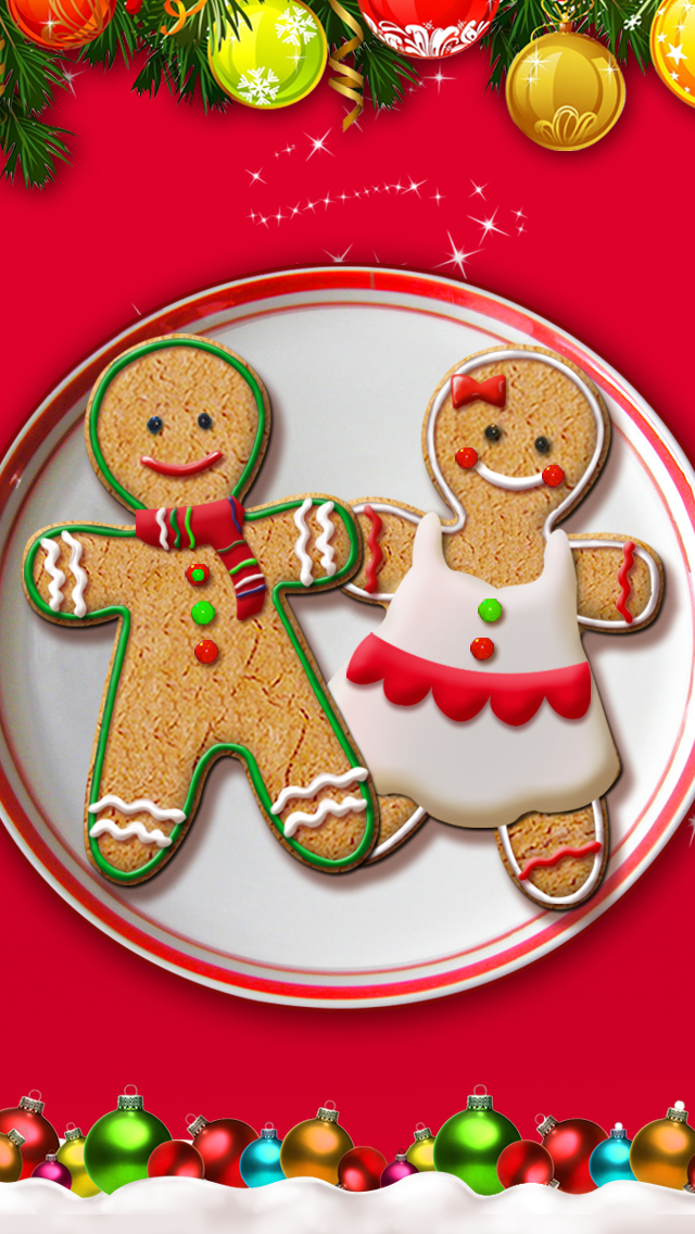 Christmas Gingerbread Cookies Mania! - Cooking Games FREEのおすすめ画像1