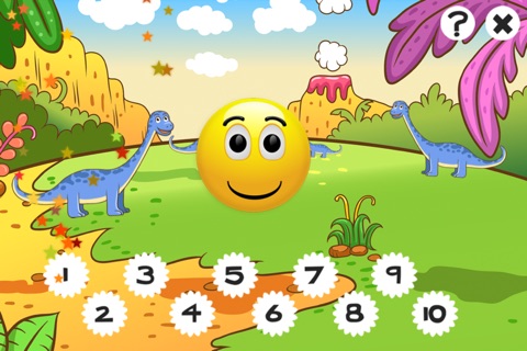 123 A Dinosaurs Counting Game for Children: Learn to count the numbers 1-10 with endangered animals screenshot 4