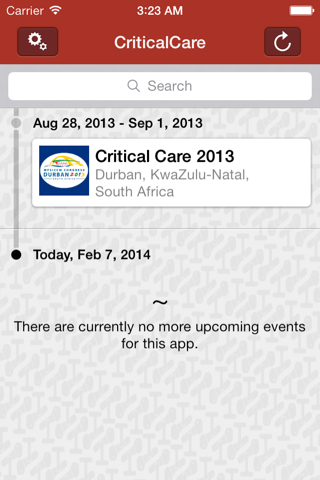 CriticalCare 2013 (WFSICCM) - ICC Durban screenshot 2