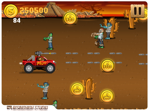 Cop Monster Trucks Vs Zombies - Desert Police Free Shooting Racing Gameのおすすめ画像2