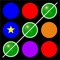 Try to match as many three-in-a-row color combinations as you can by deciding which colors to keep and which colors not to keep