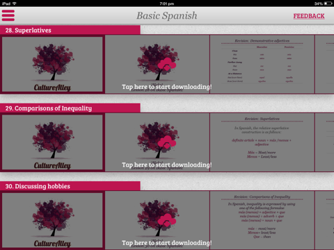 Learn Spanish With CultureAlley screenshot 2
