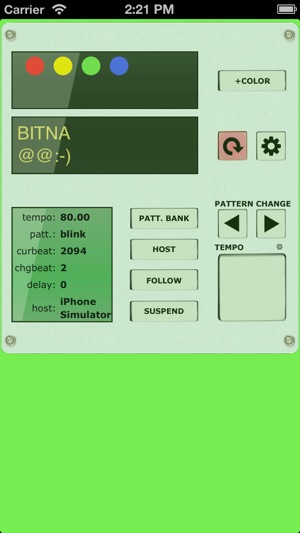 BITNA : Glow sign & pattern board