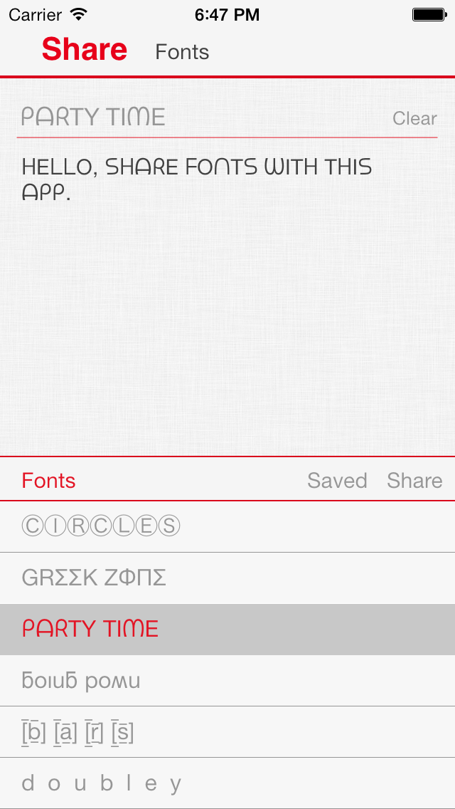 How to cancel & delete Share Fonts from iphone & ipad 1