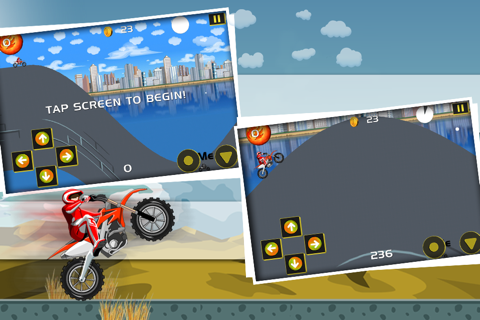 Moto X Trail Race - Extreme Motorcross Stunt Rider Free Game screenshot 3