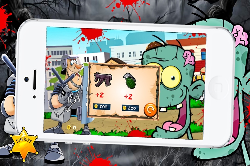 Police VS Zombies Game  Ate My Friends Run Z 2 screenshot 2