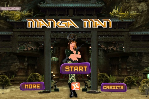 Manga Man - Free Running Game screenshot 2