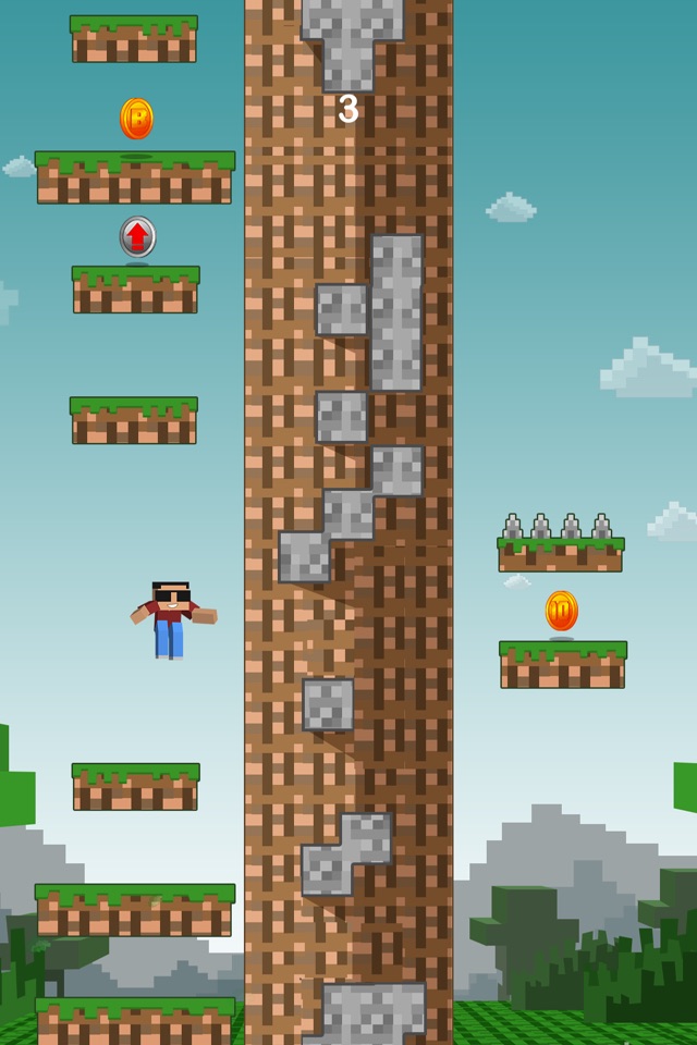 Blocky Jump Bro 3D - Run Block Roads Escape Adventure Story screenshot 2