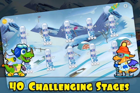 Snow Dragons Ski & Snowboard Saga - Black Diamond Challenge screenshot 3
