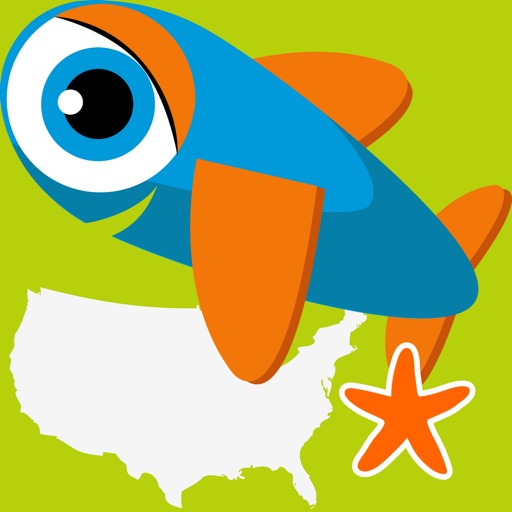 Smart Fish: States Run - learn United States geography in this fast-paced game icon