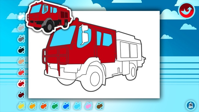 Fire Trucks Activities for Kids: Puzzles, Drawing and other (圖2)-速報App