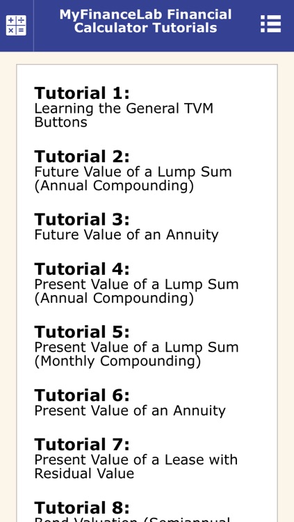 MyFinanceLab Financial Calculator screenshot-3