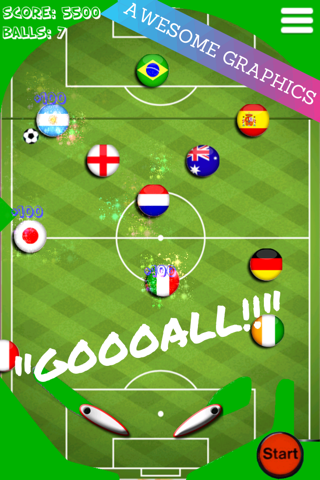 Football Pinball 2014 Edition Brazil screenshot 3