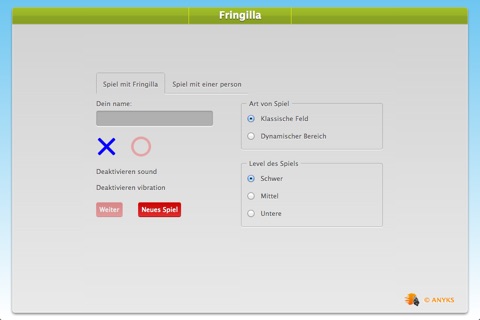 Fringilla - tic tac toe screenshot 2