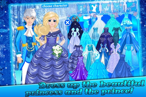 Princess And Prince Dinner Dressup screenshot 2