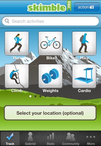 GPS Sports Tracker by Skimble screenshot 2