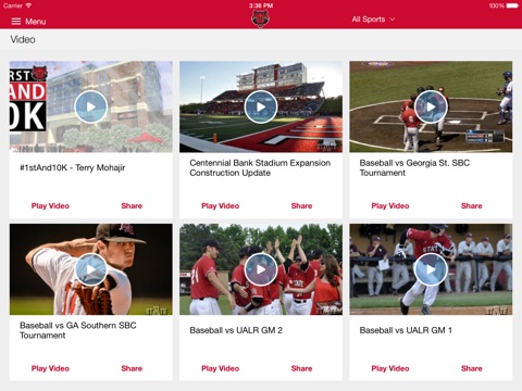 A-State Athletics for iPad screenshot 3