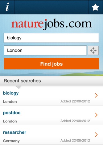 Naturejobs screenshot 2
