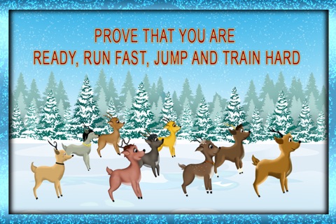 Reindeer Race and Jump agility obstacle course : Training for Christmas Day - Free screenshot 3