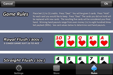 Video Poker - Royal Aces - screenshot 3