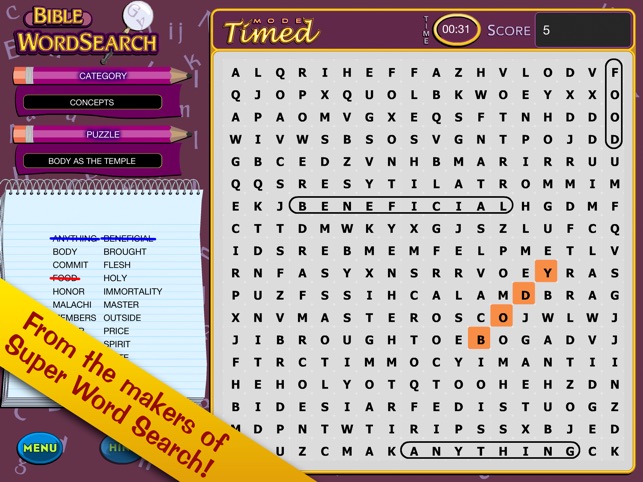 Bible Word Search! Lite - FREE(圖1)-速報App