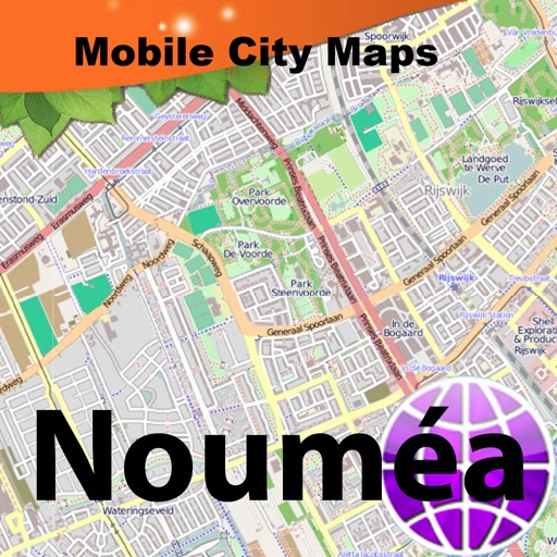 Nouméa Street Map. icon