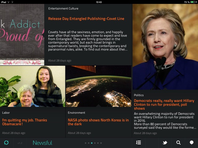 Newsful: Personalized, Free News for iPad(圖1)-速報App