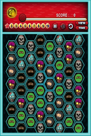 Ninja vs Zombie Stack Attack Puzzle Game screenshot 2