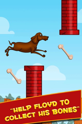 Flappy Floyd : A Flying Doggy Tap Game - By Top Free Fun Games screenshot 2