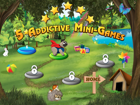 A Smart Doggies Adventure educational game for smallest kids free screenshot 2