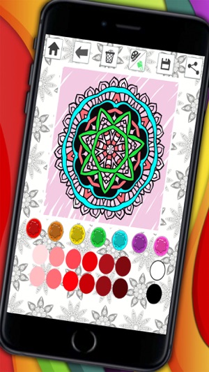 Mandalas coloring pages – Secret Garden colorfy game for adu(圖1)-速報App