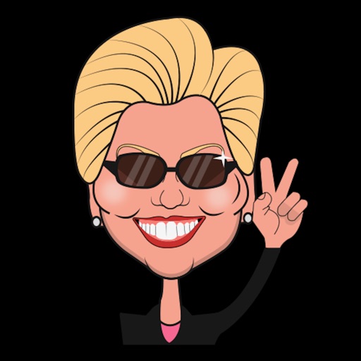 Hillary clinton emojis icon