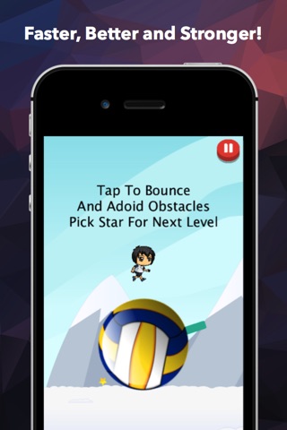 Boy Run On Balls screenshot 2