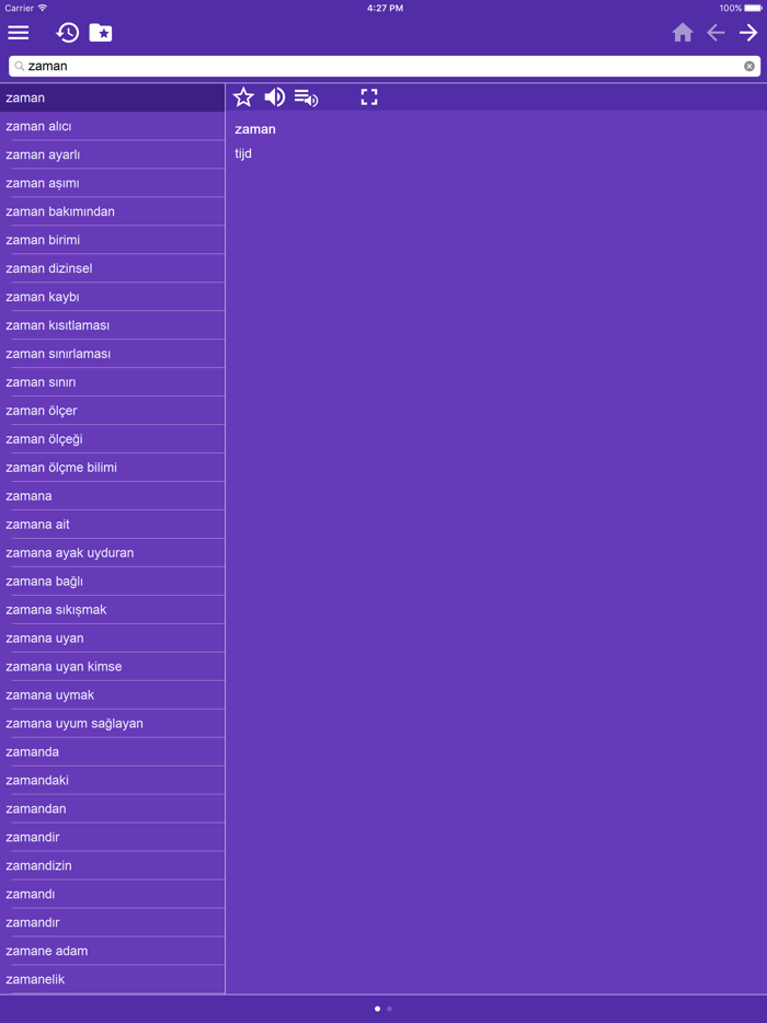 Dutch Turkish dictionary