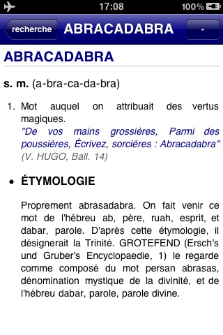 Dictionnaire Littré screenshot 3