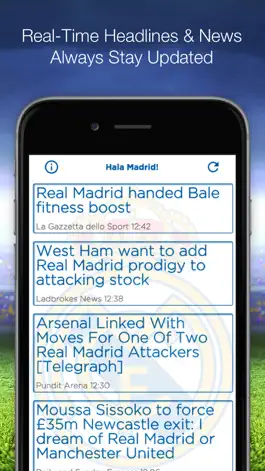 Game screenshot Soccer News For Real Madrid CF - Football Headlines For Madridista apk