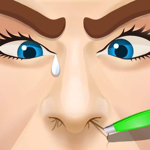 Nose Hair pulling - Free games iOS App