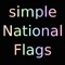 Please use this application you learn a national flag, and to confirm it