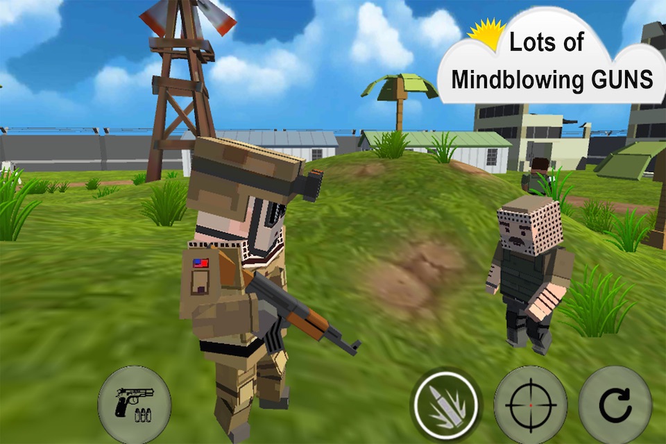 Mine Army Shooter - Craft Shooting screenshot 2