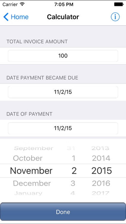 Late Payment Calculator