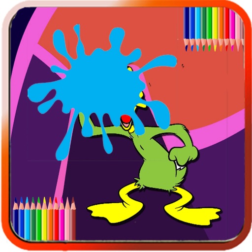 Coloring Page For Kids Game Looney Tunes Version icon