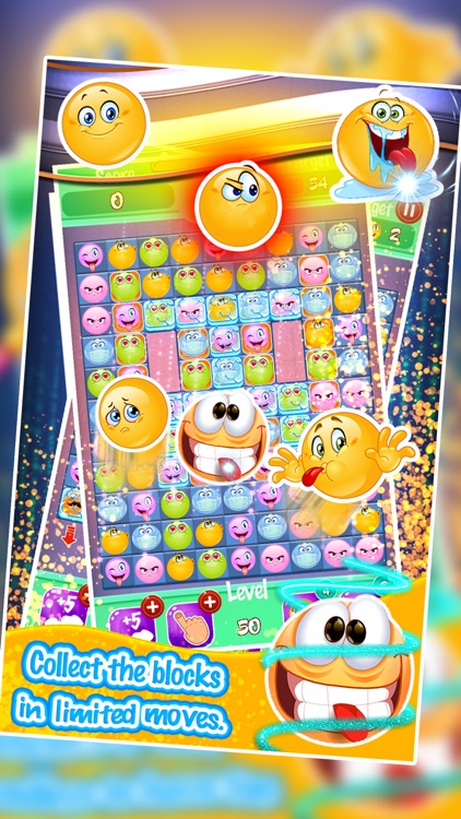 Emoji Crush Match Game - Emoji Crush - A match 3 puzzle game for Christmas holiday season!