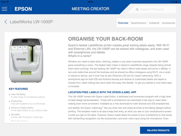 Epson Meeting Creator