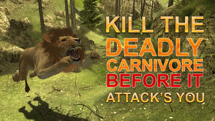 Wild Lion Hunter – Chase angry animals & shoot them in this shooting simulator game