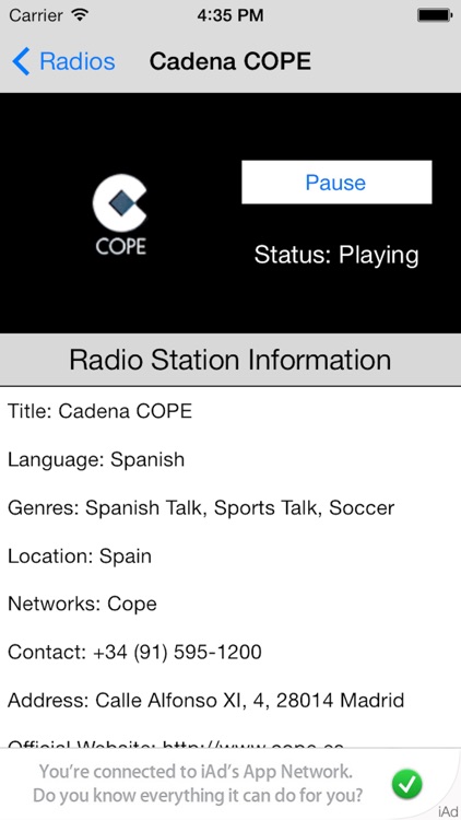 Spain Radio Live (Radio España) screenshot-4