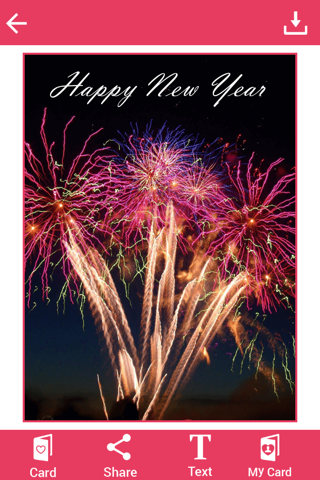 Happy New Year Greeting Cards free screenshot 2