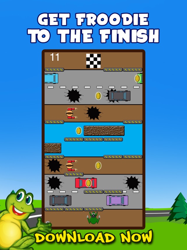 Froodie: Frog free jump - Frogger Froggy for iPad(圖1)-速報App