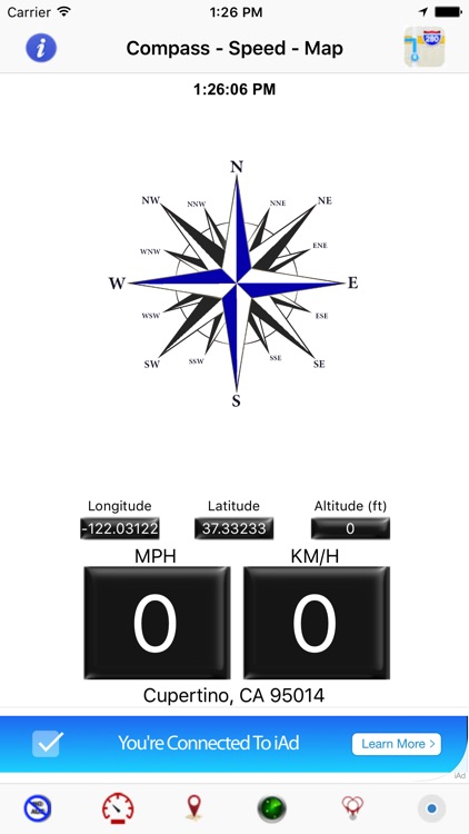 Compass Speedometer Maps