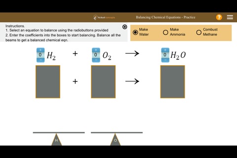 Gamily-Balancing Chemical Equations screenshot 3